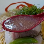 麺や魁星 - スープ