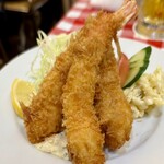 洋食 大吉 - エビフライ