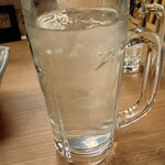 炭火と串焼きと肴 原価酒場 イロ鶏ドリ - レモンサワー