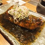 まぐろさかば tunaya - 骨ごと！アゴ肉の唐揚げ～生のりあんかけ～