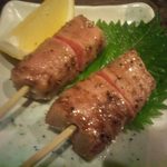 縁家 - 2014.11. サービスで頂いたタントロ串焼き　レアです