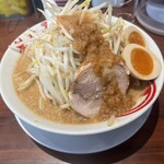 ラーメン 魁力屋 - 料理写真:ニンニク背脂醤油ラーメン