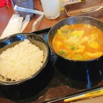 CoCo壱番屋 - 料理写真:かぼちゃと冬野菜のスープカレー