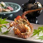和食 海 - 伊勢海老の鬼殻焼き