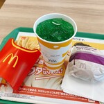 マクドナルド - ドリンク写真:てりやきマックバーガーセット　600円　※ひるマック価格