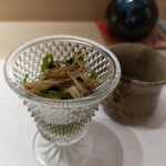 鮨 ひろ海 - セリのおひたし