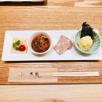 とんかつ成蔵 - 前菜盛り