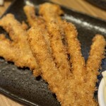 串かつ 千里 - イカフライ