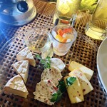 燻製創作居酒屋けむり - 燻製チーズ盛り合わせ3種