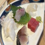 串かつ 千里 - 刺身盛合せ