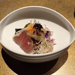 道後 御湯 - 軽く混ぜろと言われた料理