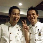 ビストロ メランジェ - 2人揃って、陽気にツーショット！