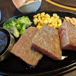 高千穂牛レストラン 和 - 150ｇはこの量