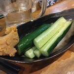 大衆馬肉酒場 ジョッキー - 味噌きゅう(2025.10.８)