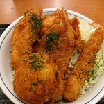 かつや - 料理写真:期間限定（フェアメニュー）のタレカツ丼。税込み980円のところ、アプリの100円引きクーポンで880円也。