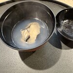 豊鮨 - 京都産の牡蠣のお吸い物