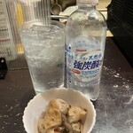 喜多郎 - 焼酎ソーダ割りとお通し