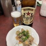 杉井酒店 - 赤星大瓶とどて焼き