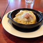 バーミヤン - 本ずわい蟹あんかけ土鍋チャーハン 1,044円（完成！）