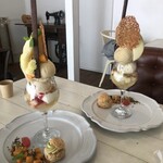 夏空 - 11月ラフランスのパフェ