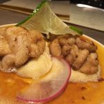 北陸直送白子のムニエル(750円)