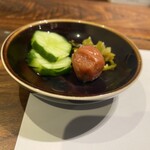 とんかつ 蒼樹 - 漬物（2025年11月23日撮影）