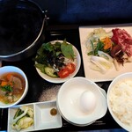 Farm Dining MOCO - ラムすき焼き定食 1,890円(税込)