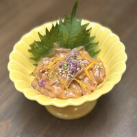 イカ肝ゆず和え