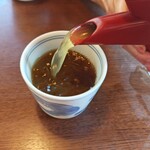 増田屋 - 韃靼蕎麦湯。