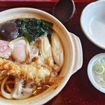 増田屋 西鶴間店 - 鍋焼きうどん。