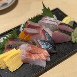 魚豪商コダマ - 刺身盛り合わせ