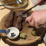 魚豪商コダマ - 牛タンステーキ