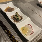 池袋　鉄板焼　ORCA - 前菜三種盛り