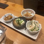 手打ち蕎麦と酒肴 いちだい - 晩酌セットとお通し