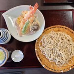 蕎麦・酒 青海波 - 天ぷらせいろ