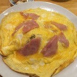 臼屋食堂 - ハムエッグ　350円