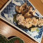 びゃく - 白子と椎茸の松前焼き