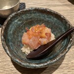 鮨 あさひ - 白身とトロたくの特製小丼