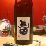 鮨 しみづ - 美田 純米吟醸 中採り実り 福岡