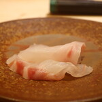 鮨 しみづ - 20日間熟成 五島列島産クエ