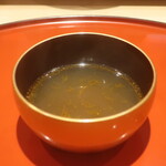 鮨 しみづ - 魚介出汁スープ