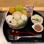 甘味処 雪屋 Conco - 秋冬限定　クリーム栗あんみつ