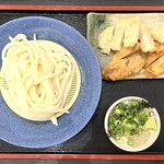 こちよ - 料理写真:ざるうどん・天ぷら（れんこん・さつまいも）