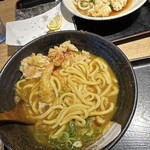 うどん処 松 - 手前 大盛、奥 普通の丼
