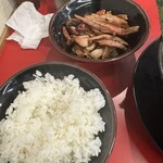 王道家直系 IEKEI TOKYO - 並ライス、細切りチャーシュー(限定)