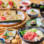無庵 - 国産牛のすき焼きと冬の恵み満載の無庵会席