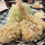 揚げもの処 かつひろ - ミックスかつ定食