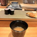 鮨 こしかわ - なめこ汁