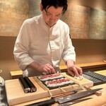 鮨 こしかわ - ネギトロ巻きに取り組み中！