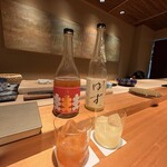 鮨 こしかわ - 梅酒ロック